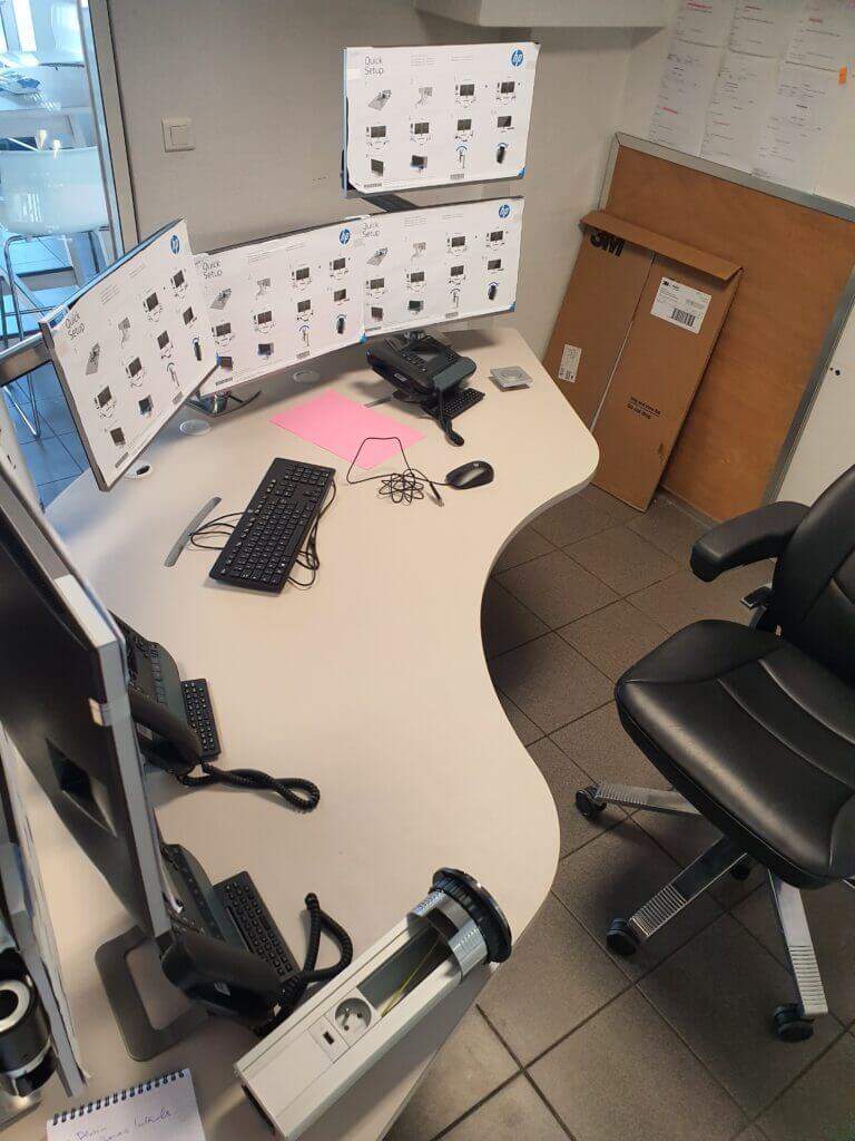 Bureau en onde