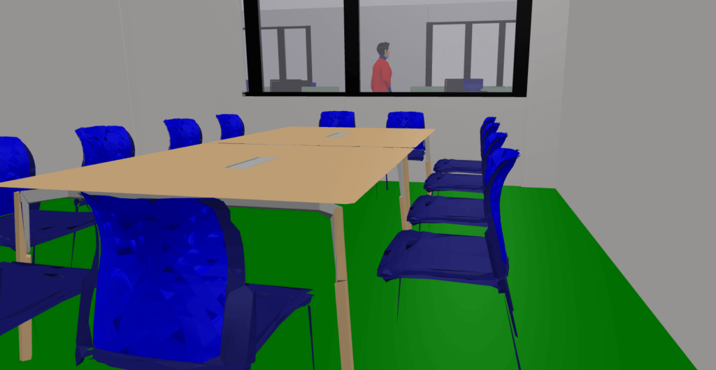 simulation 3D pour l'aménagement de bureaux